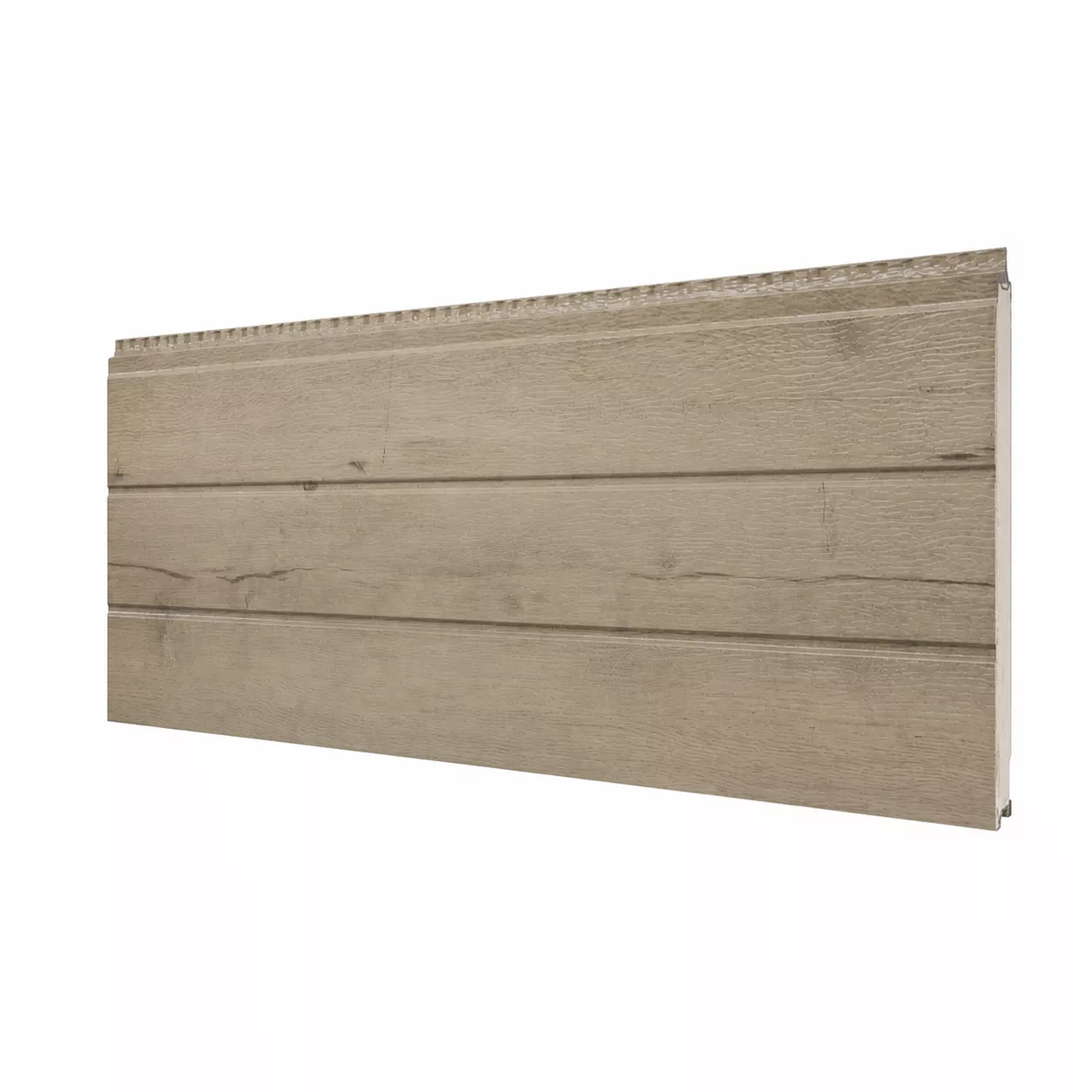 Double Grooved Wood Grain Metal Siding Panel